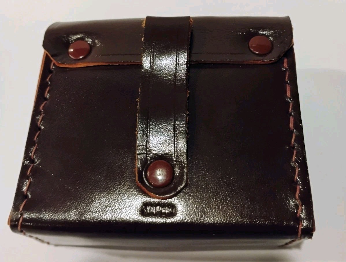 Lietz Pocket Transit Mount No. 8028-22 W/ Leather Case Vintage Japan