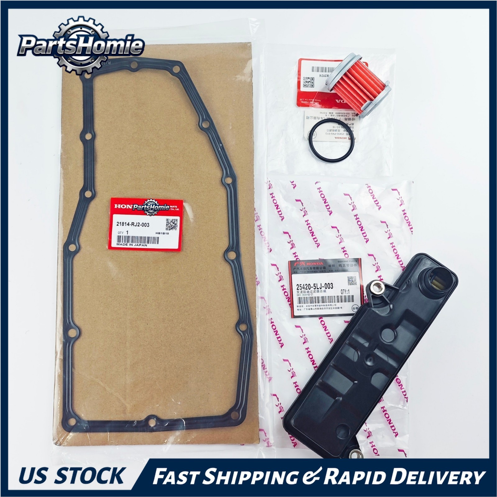 Genuine Transmission Filter Kit 25420-5LJ-003 for 15-21 Honda Civic Accord CR-V