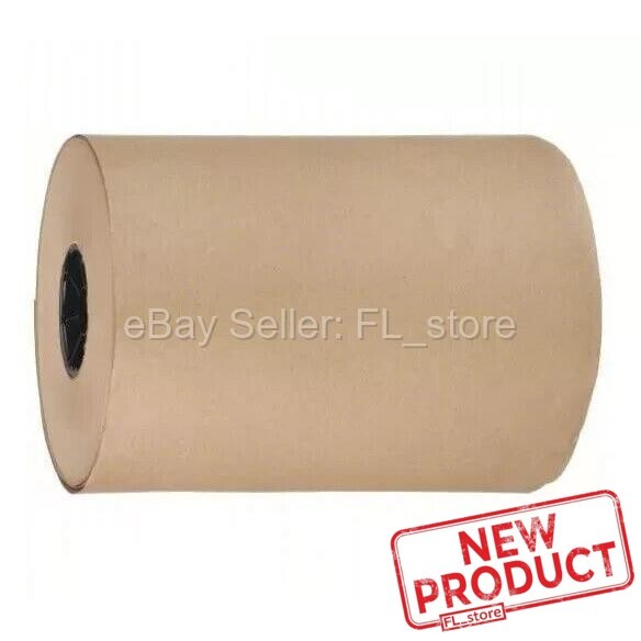 Brown Kraft Paper 12" x 720 Feet Roll 50 lbs Basis Weight Packaging Shipping