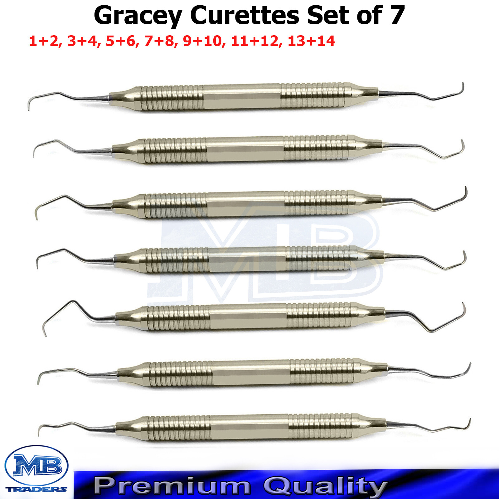 Periodontal Gracey Curettes Root Canal Cavity Scalers Calculus Tartar Remover