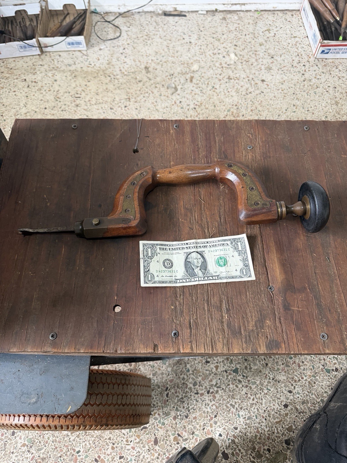 Brass Reinforced Bit Stock Brace