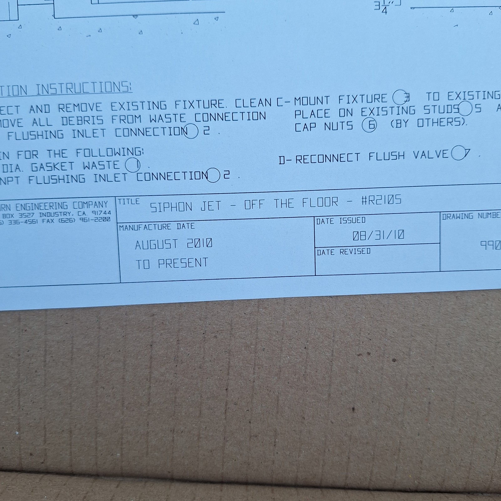 Acorn Controls Prison Toilet R2105-W-1 Toilet, Wall, Satin, Stainless Steel, ADA