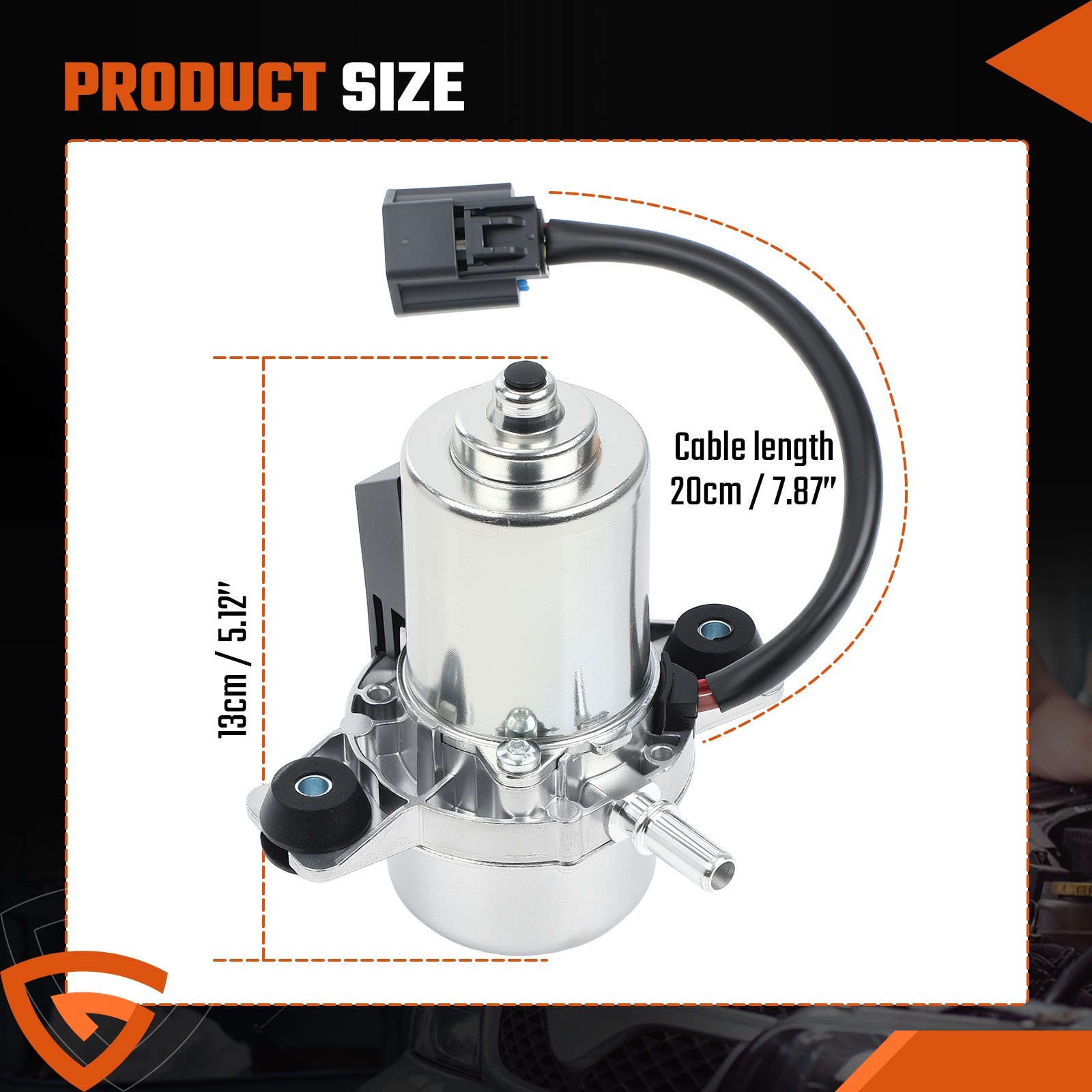 Electric Vacuum Pump Power Brake Booster Auxiliary Pump Assembly For GM DC 12V