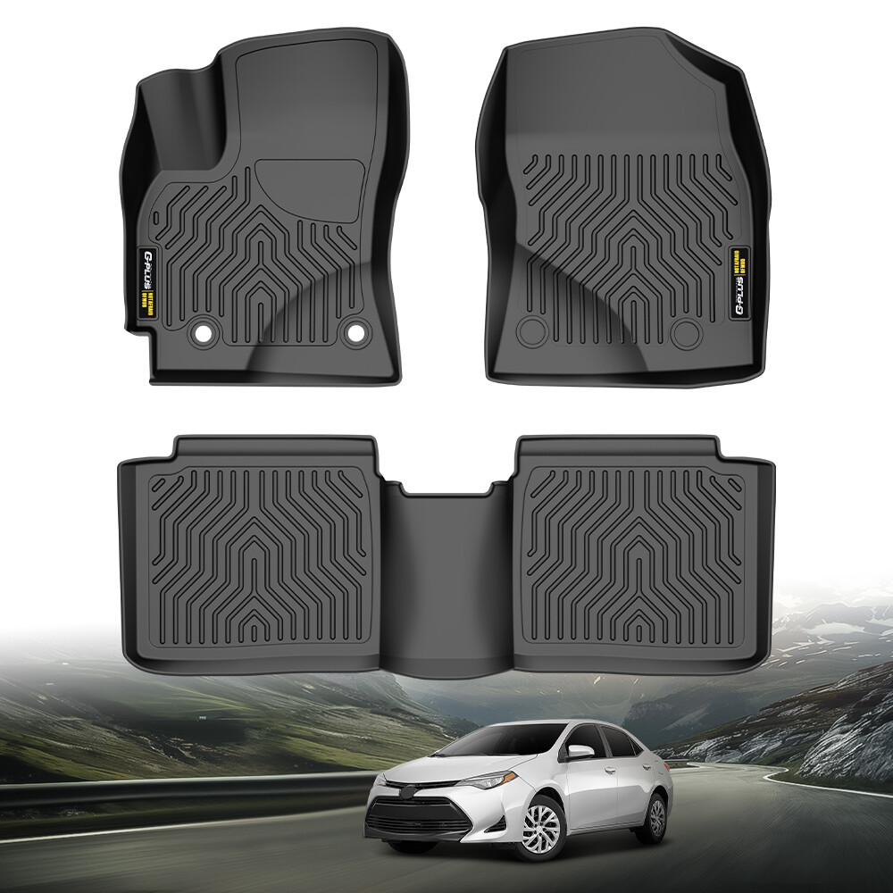 Fit For 2014-2019 Toyota Corolla All Weather TPE Floor Mats Protection Liners