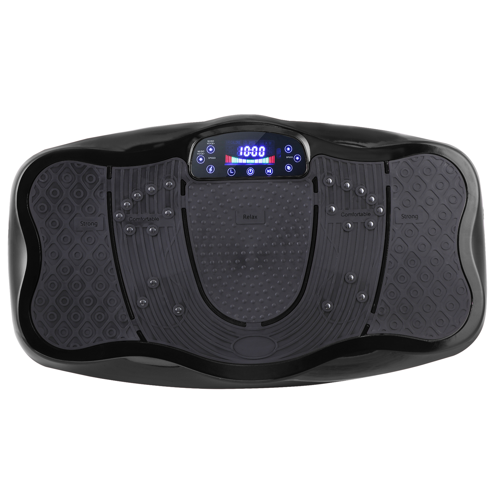 Vibration Plate Exercise Machine 330 Lbs Weight Capacity for Weight Loss Black