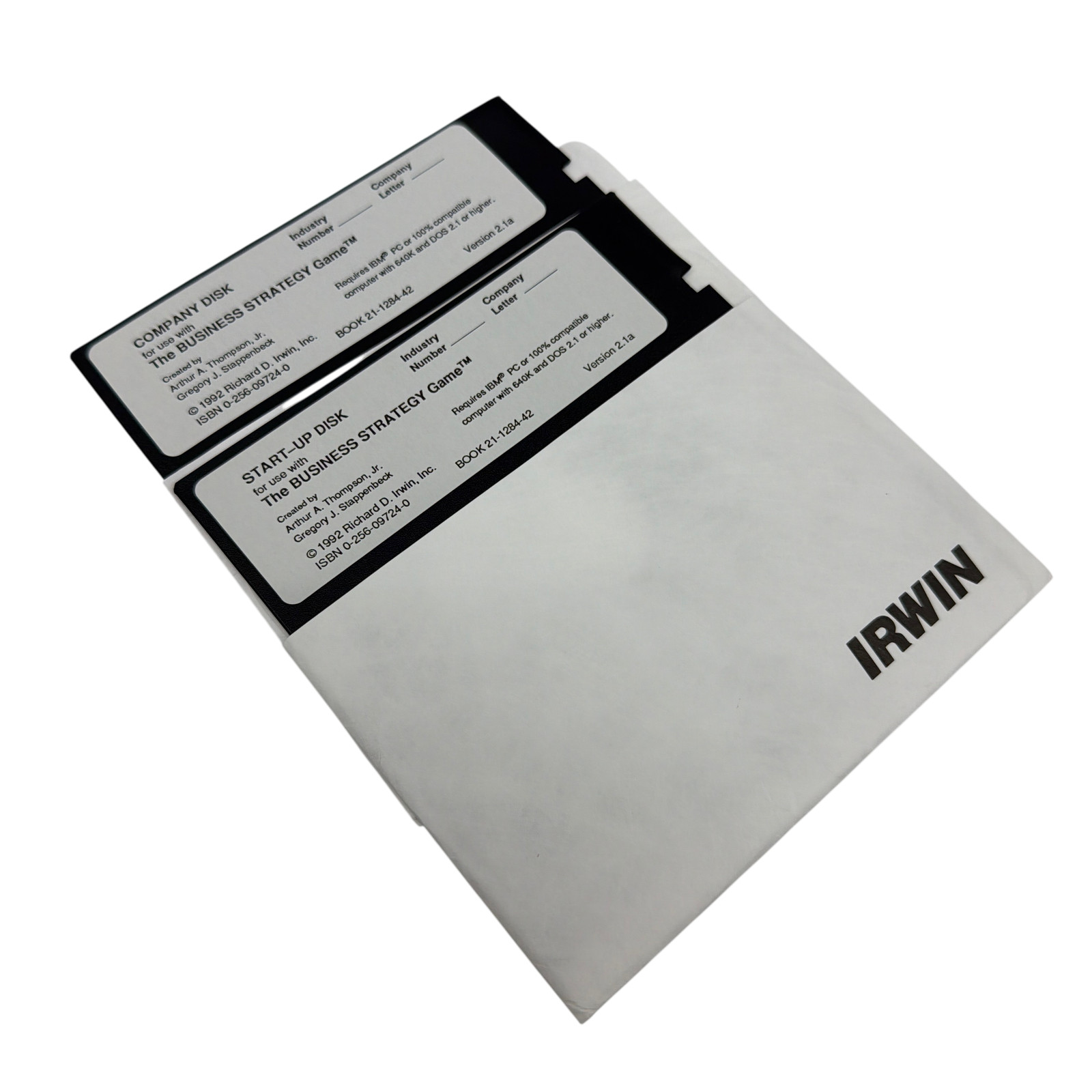 The Business Strategy Game Version 2.1a Company Disk and Start-Up Disk Set IBMPC