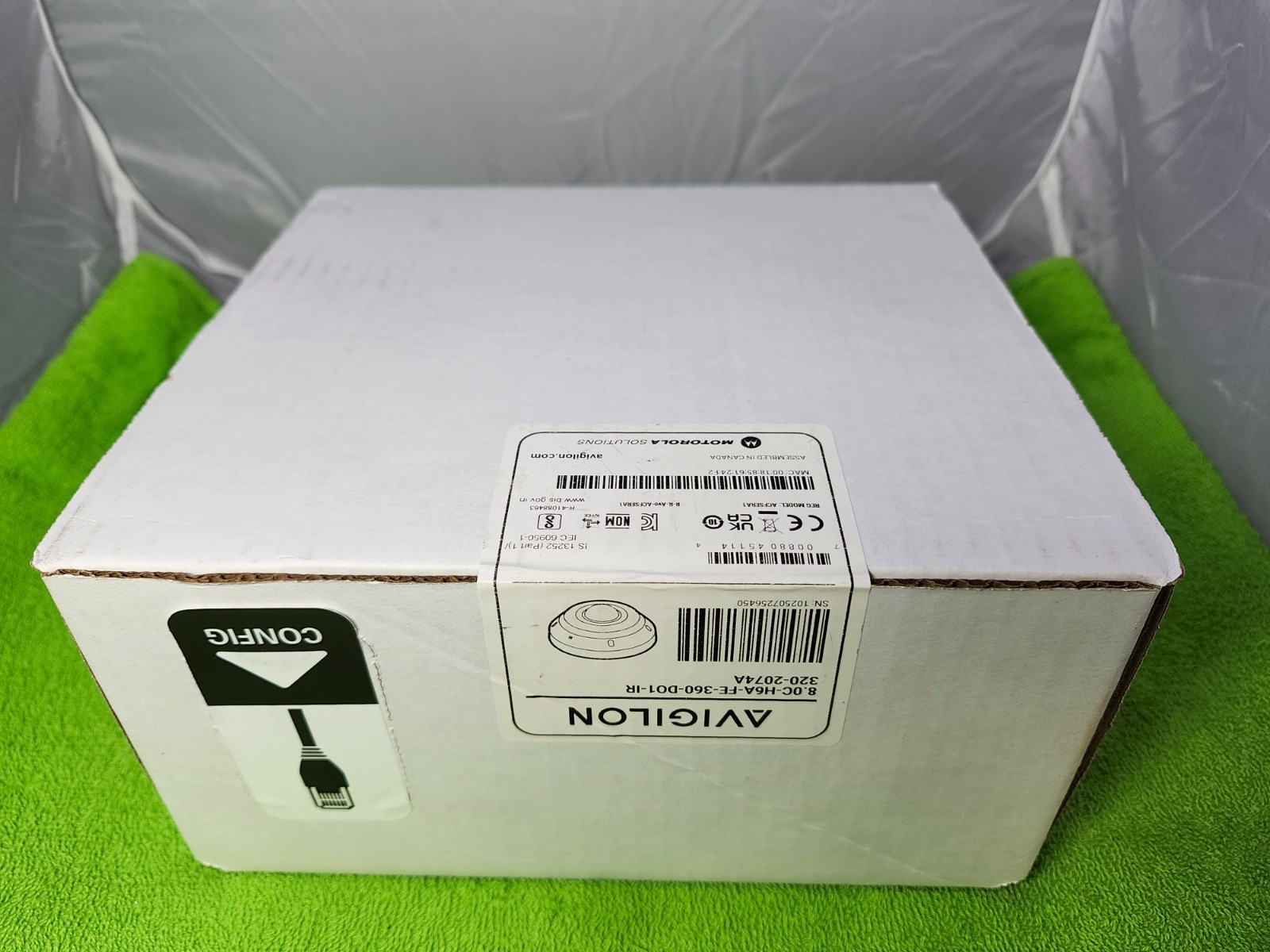 Motorola Avigilon - 8.0C-H6A-FE-360-D01-IR Dome Camera