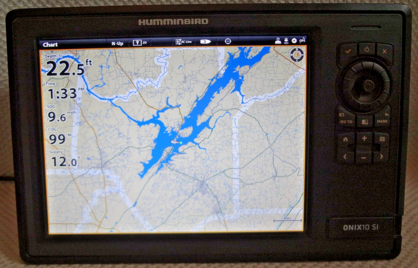 HUMMINBIRD ONIX 10CI NT SI MARINE GPS CHART PLOTTER FISHFINDER RADAR MFD w POWER