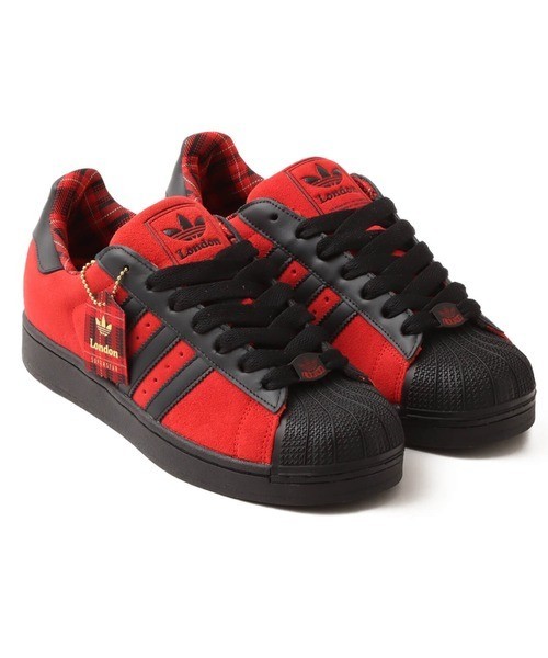 Adidas Superstar II London Scarlet Black Gold JQ3224 Men's US8.5-12 w/Box New