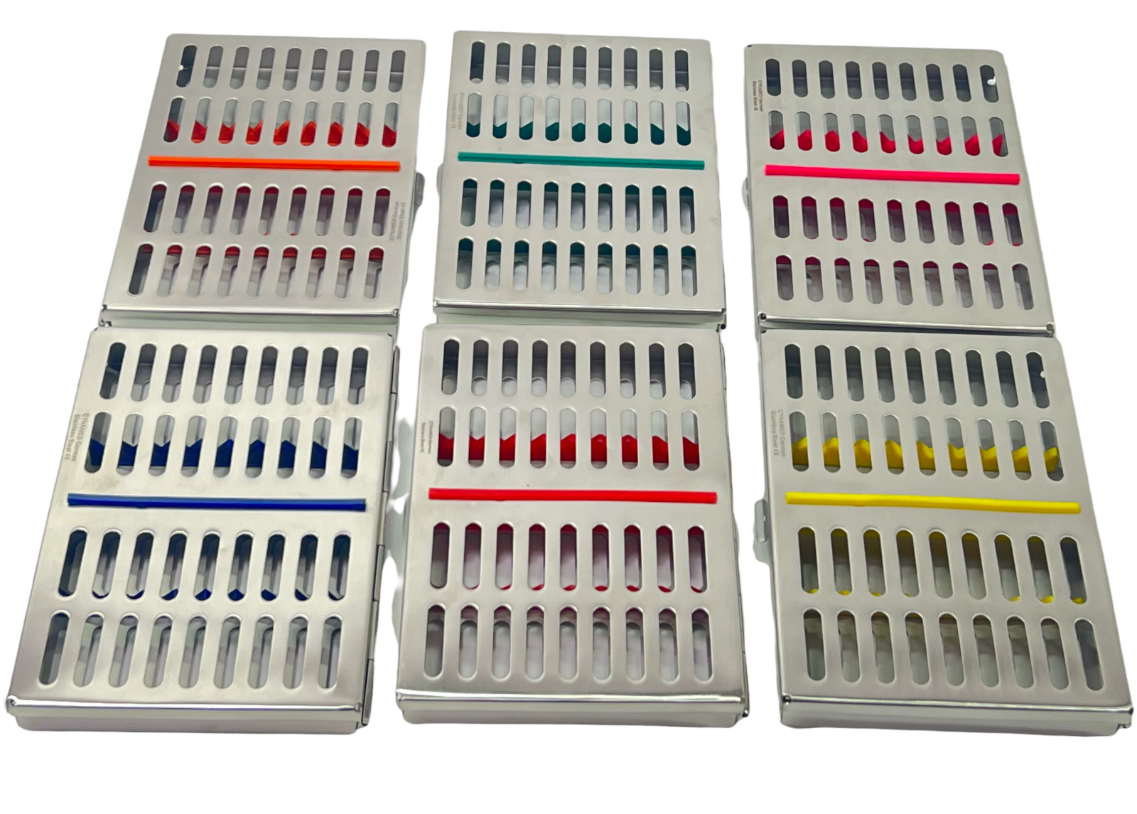 PREMIUM DENTAL AUTOCLAVE STERILIZATION CASSETTE RACK BOX TRAY FOR 10 INSTRUMENTS