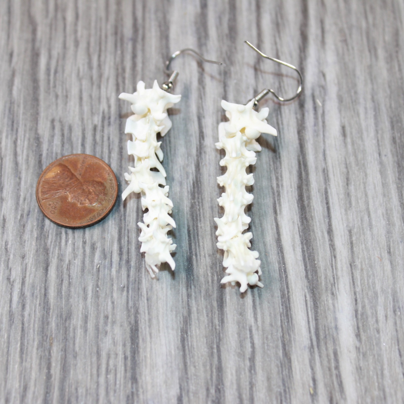 Rattlesnake Vertebrae Earrings #415d Mountain Man Earrings