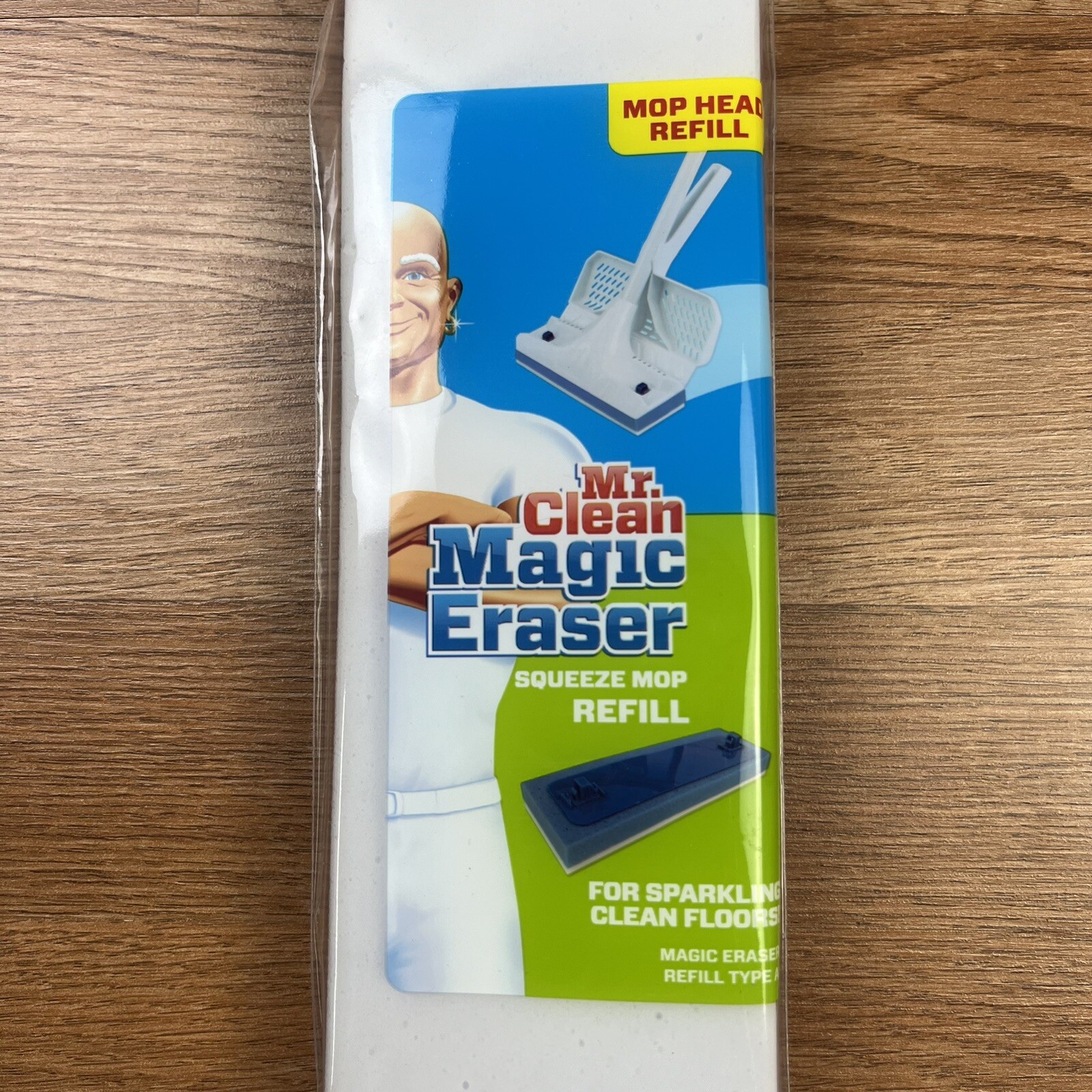 Lot of 3 Mr. Clean Magic Eraser Squeeze Mop Head Refill Type A NEW