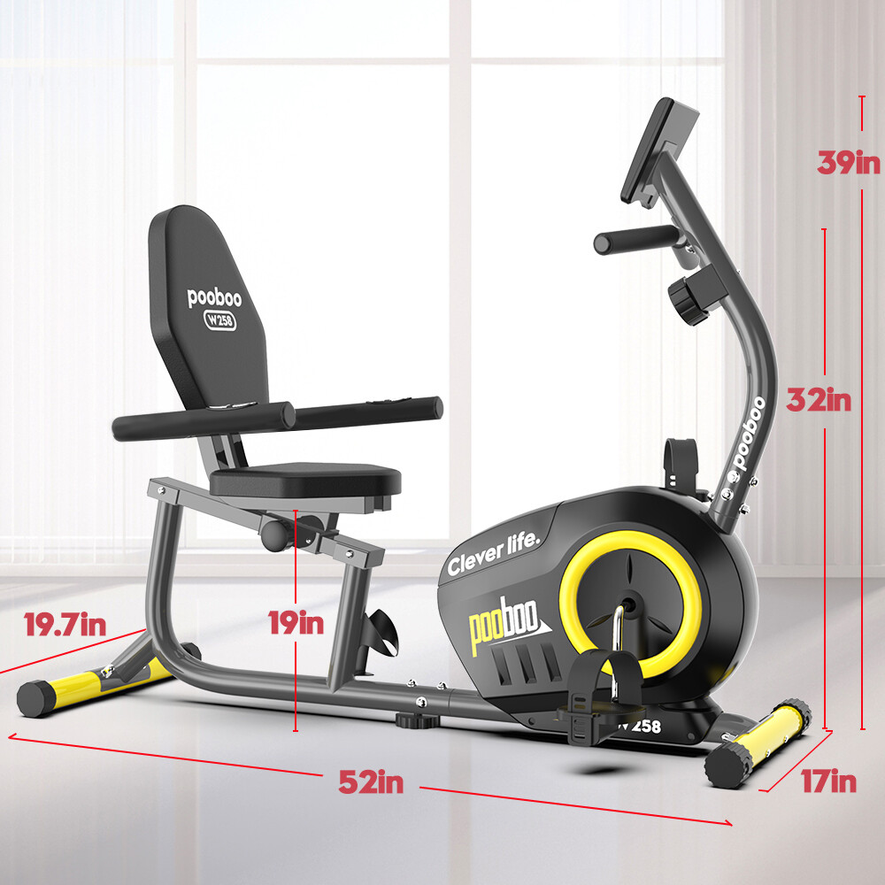 Home Cycling Recumbent Exercise Bike Fitness Cardio Workout Bike Stationary Bike