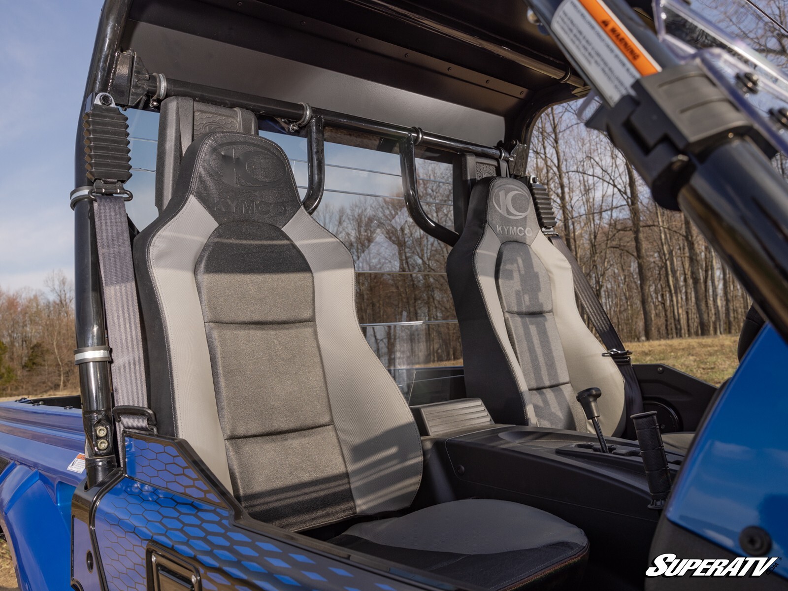 SuperATV Rear Windshield for Kymco UXV 700I / 2019+