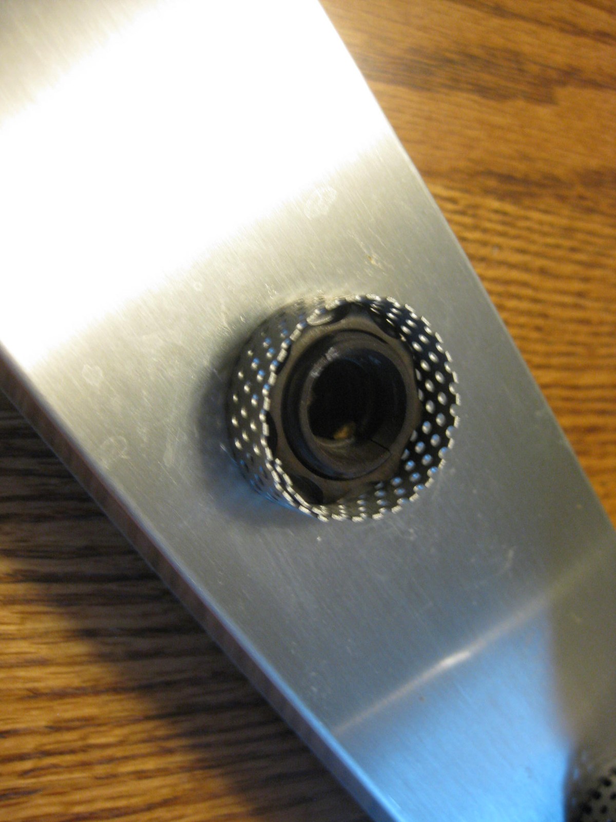 Vintage 1978 Bathroom Wall Light Fixture Sconce - Brushed Aluminum L&S Lighting