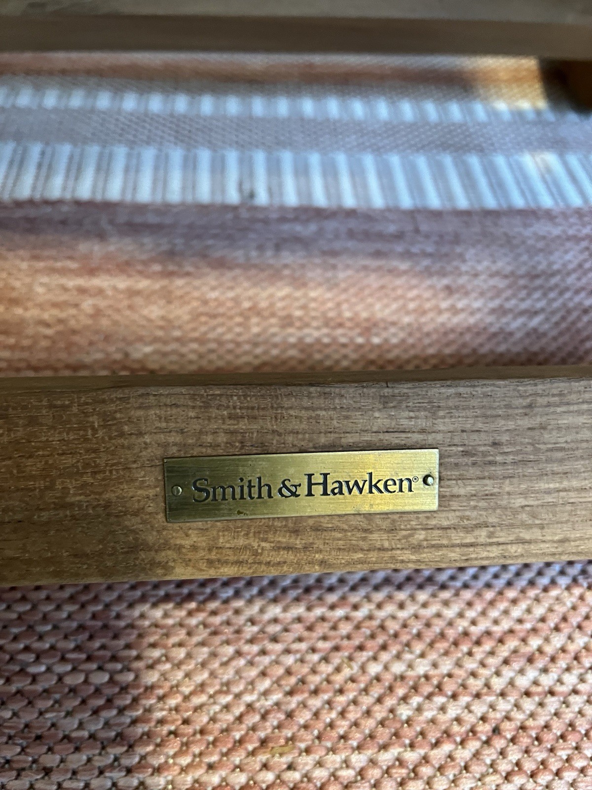 Smith & Hawken Teak Coventry 2009 Outdoor Folding Chair Patio Quality Sturdy New