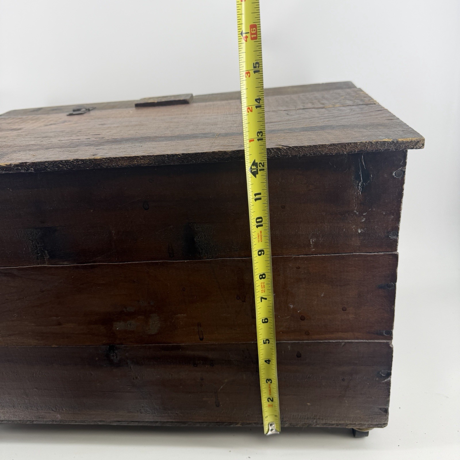 Vintage Hercules Powder Company Explosives Wood Crate Wheels Storage Box Decor