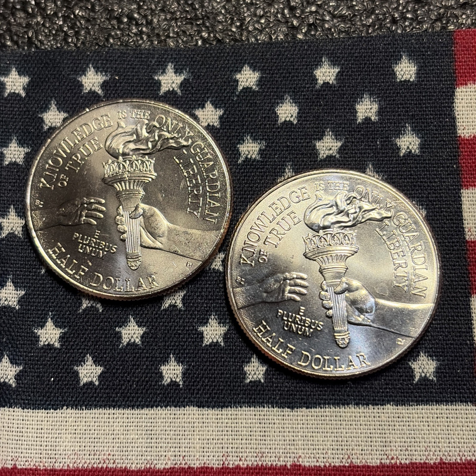 1776-2026 P & D Set of Enduring Liberty Half Dollar Duel Dated Coins IN HAND!!
