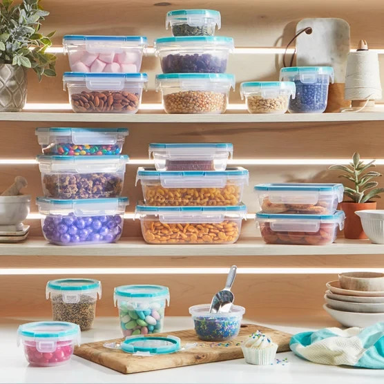 Snapware 38-piece Plastic Food Storage Set NEW in BOX with FREE SHIPPING!