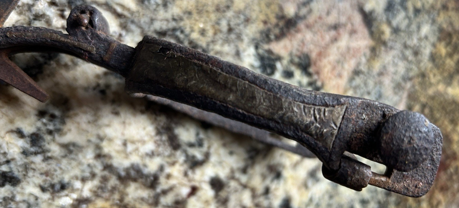 Western Type Spur with 8 Point Rowel