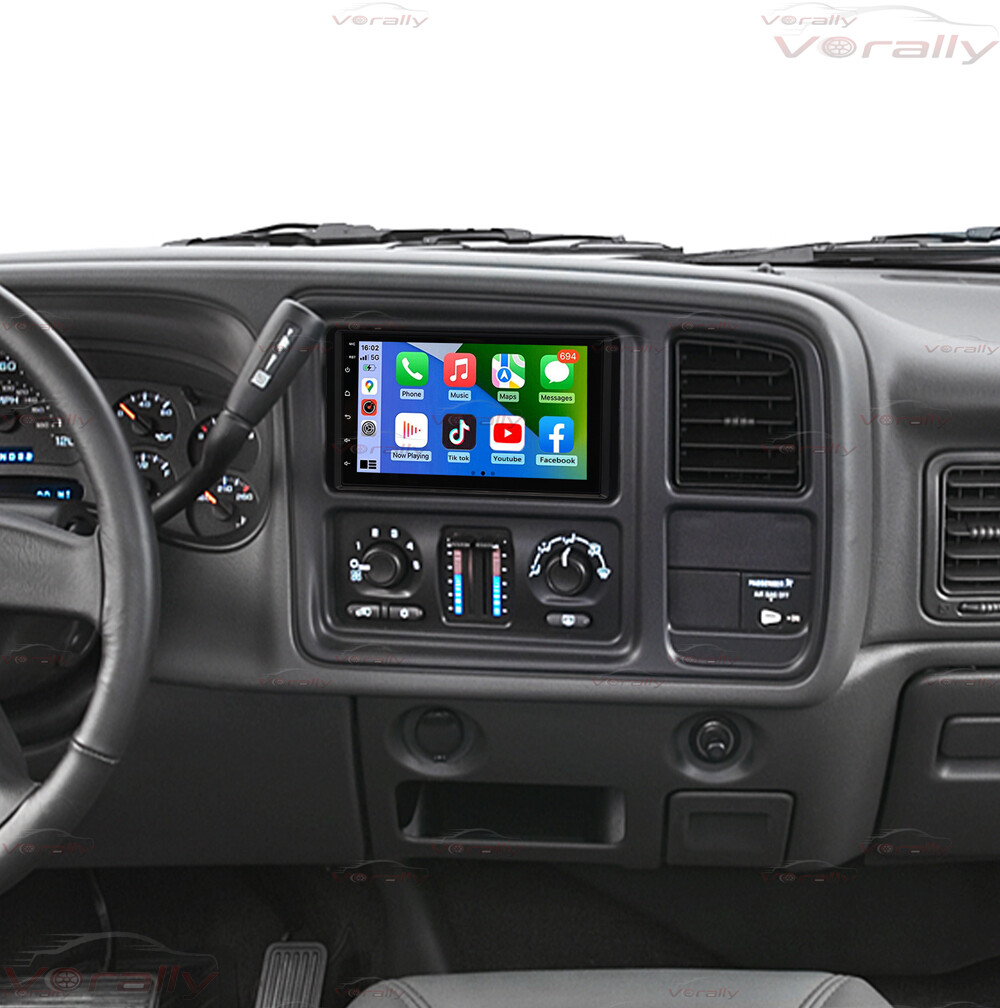 For 2003-2006 Chevrolet Tahoe Silverado Android 13 CarPlay Car Radio GPS Stereo