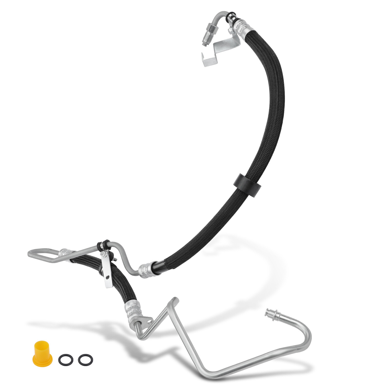 Power Steering Pressure Line Hose Assembly w/ Bracket for Volvo XC90 2007-2014