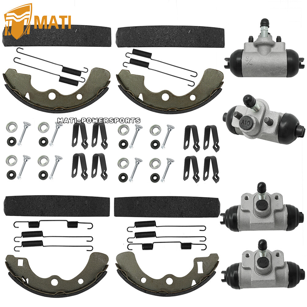 Front Rear Wheel Cylinder Brake Shoe for Kawasaki Mule 3000 4000 KAF620 2001-21