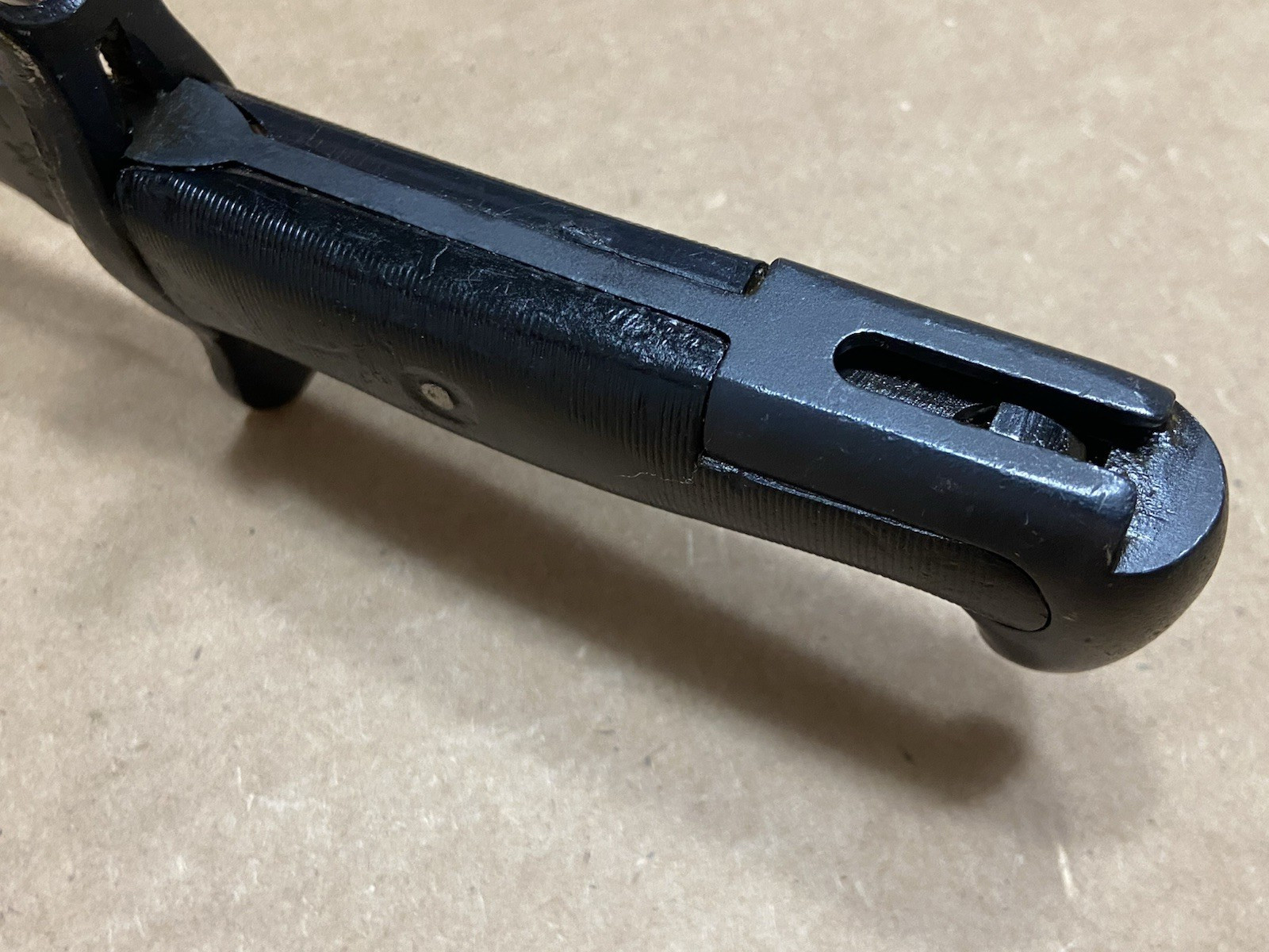 Original M1 Garand bayonet E US marked w/ E-US scabbard also fits 1903 NICE