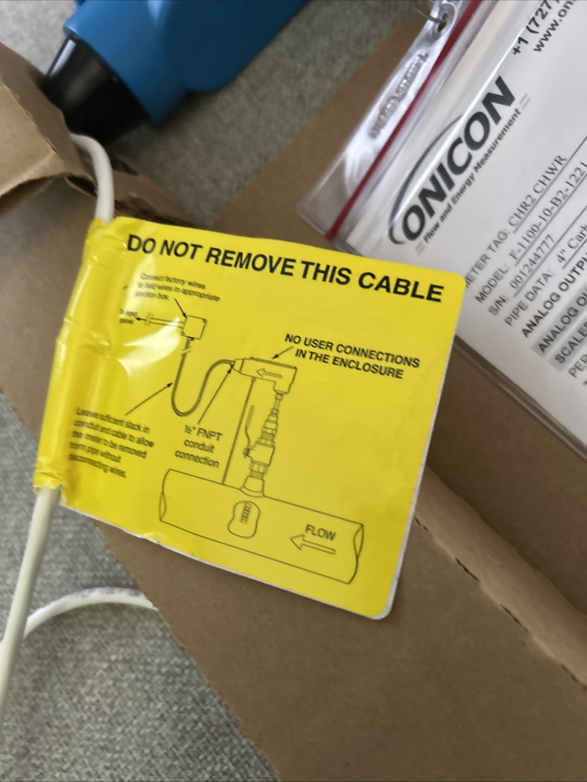 ONICON - F-1100-10-b2-1221(BRAND NEW) - FLOW METER