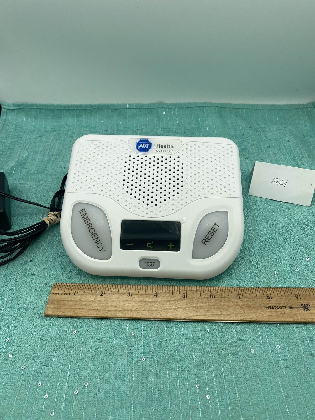 ADT Mobilehelp Cellular Medical Alert System CBS4-02 Tested Works- BASE ONLY