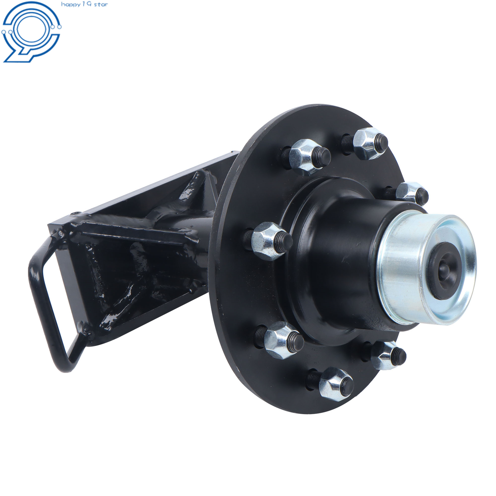 Shipping Container Wheels 8x6.5 Lug Bolt-On Spindle Kit with Handle