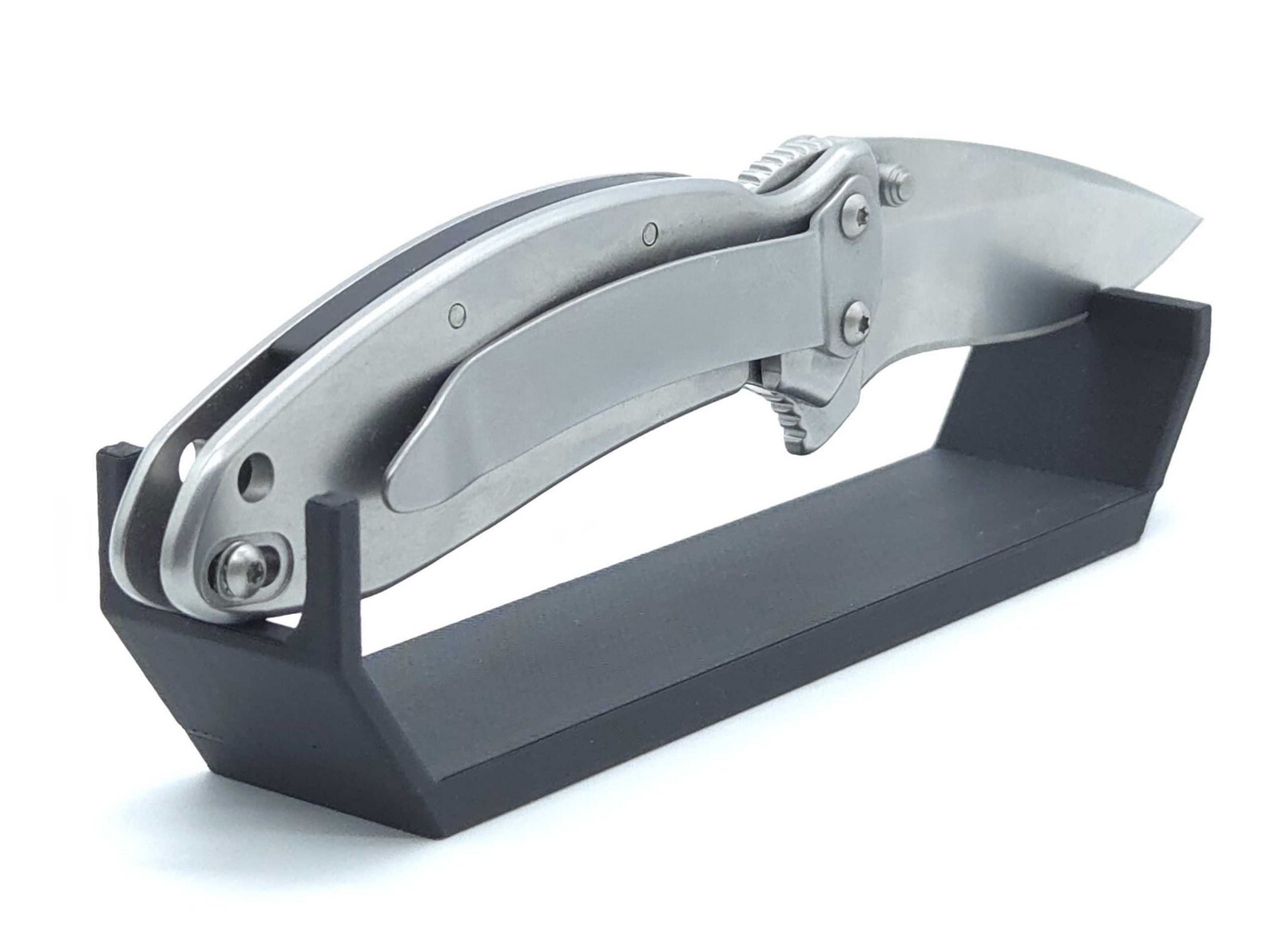 Knife Display Stand 2 Pack – Holds 1 Folding or Fixed Blade 4-7/8" Min Length