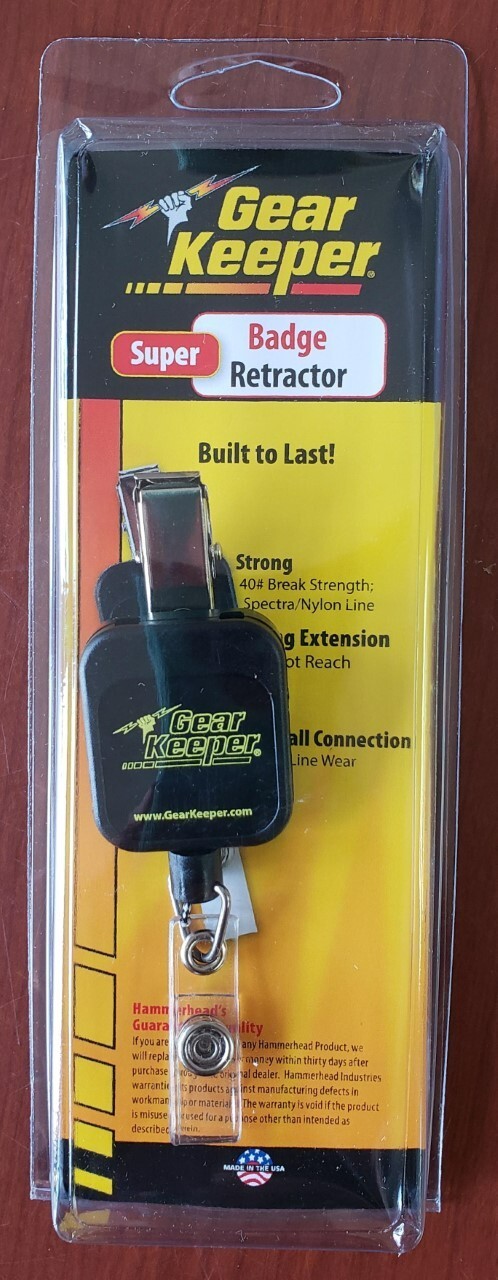 Gear Keeper RT5-5813 Super Badge Retractor Rotating Spring Clip