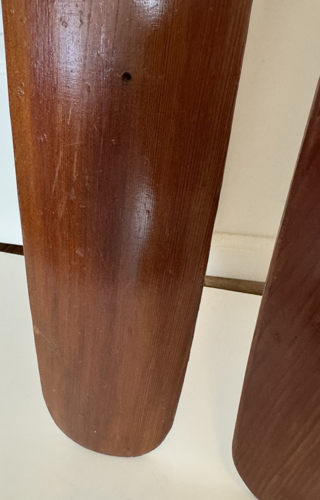 (2) VERY NICE PADDLES 60" LONG - NICE PATINA