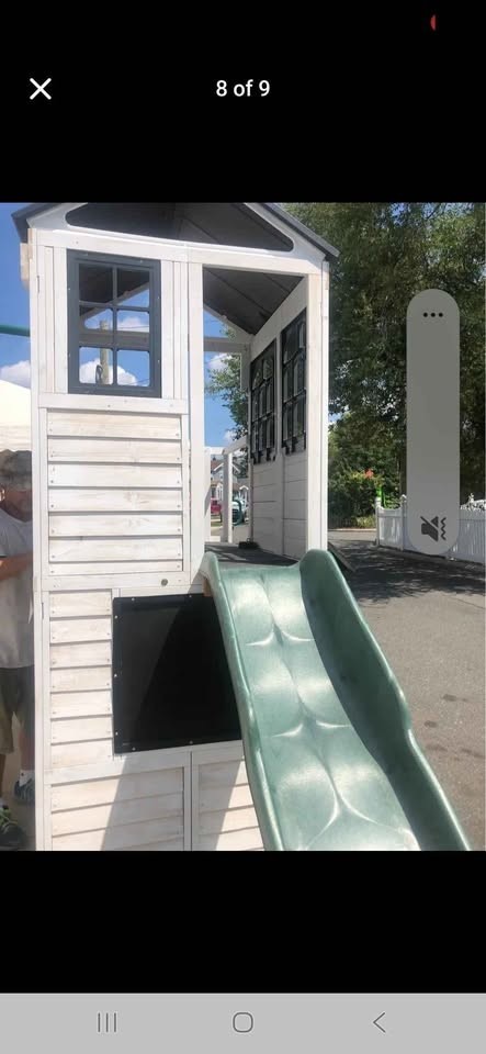 Kidkraft Woodland View Playhouse with Kitchen and Table Feature, Two Levels Dura