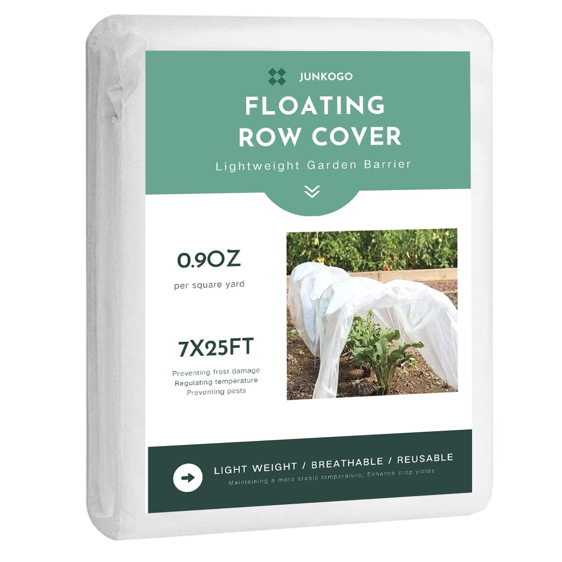 7x25ft Plant Frost Protection Cover  Floating Row Frost Cloth for Vegetables