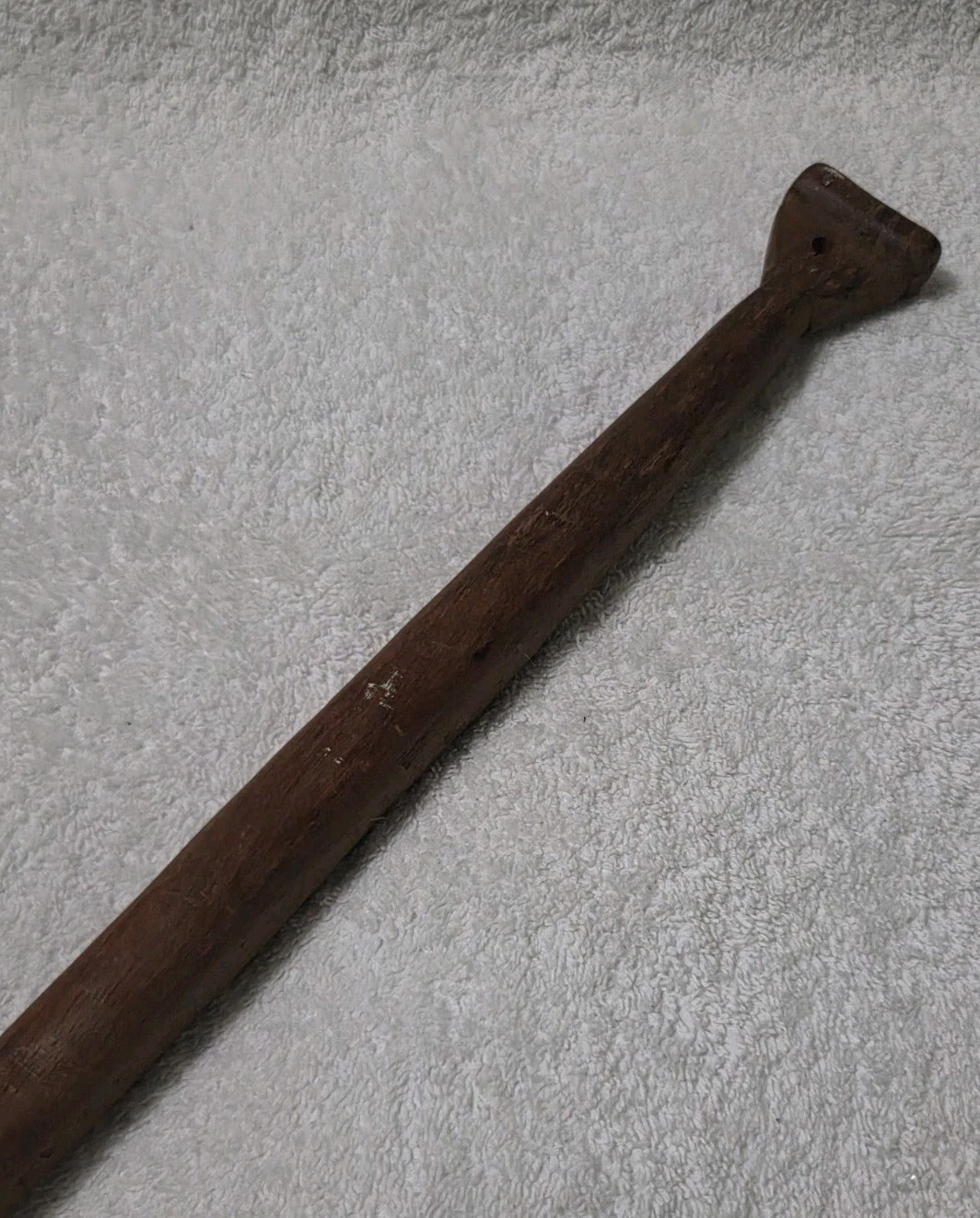 🔶️VINTAGE CARVED WOODEN PADDLE CEREMONIAL WAR CLUB SUBI OCEANIC TRIBAL ART