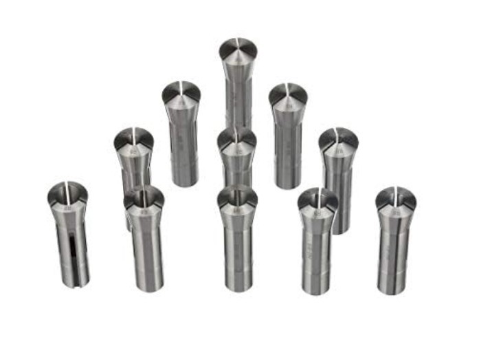 Durable 11 Piece R8 Collet Set (1/8-3/4 Inches) for Lathe and Grinding Machines