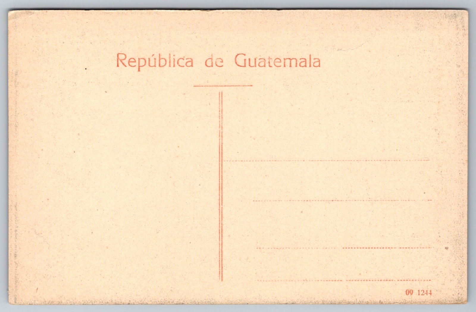 Postcard GUATEMALA Plaza De Armas ALBERTO VALDEAVELLANO & Co Fotog