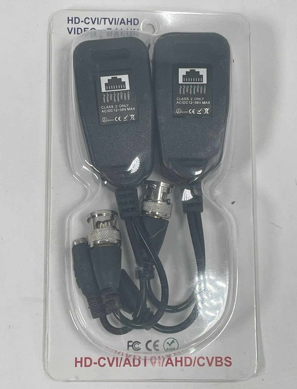 12 PCS HD - CVI / TVI / AND Passive Video Balun / PV / PVD PVA ADTV AHD CVBS