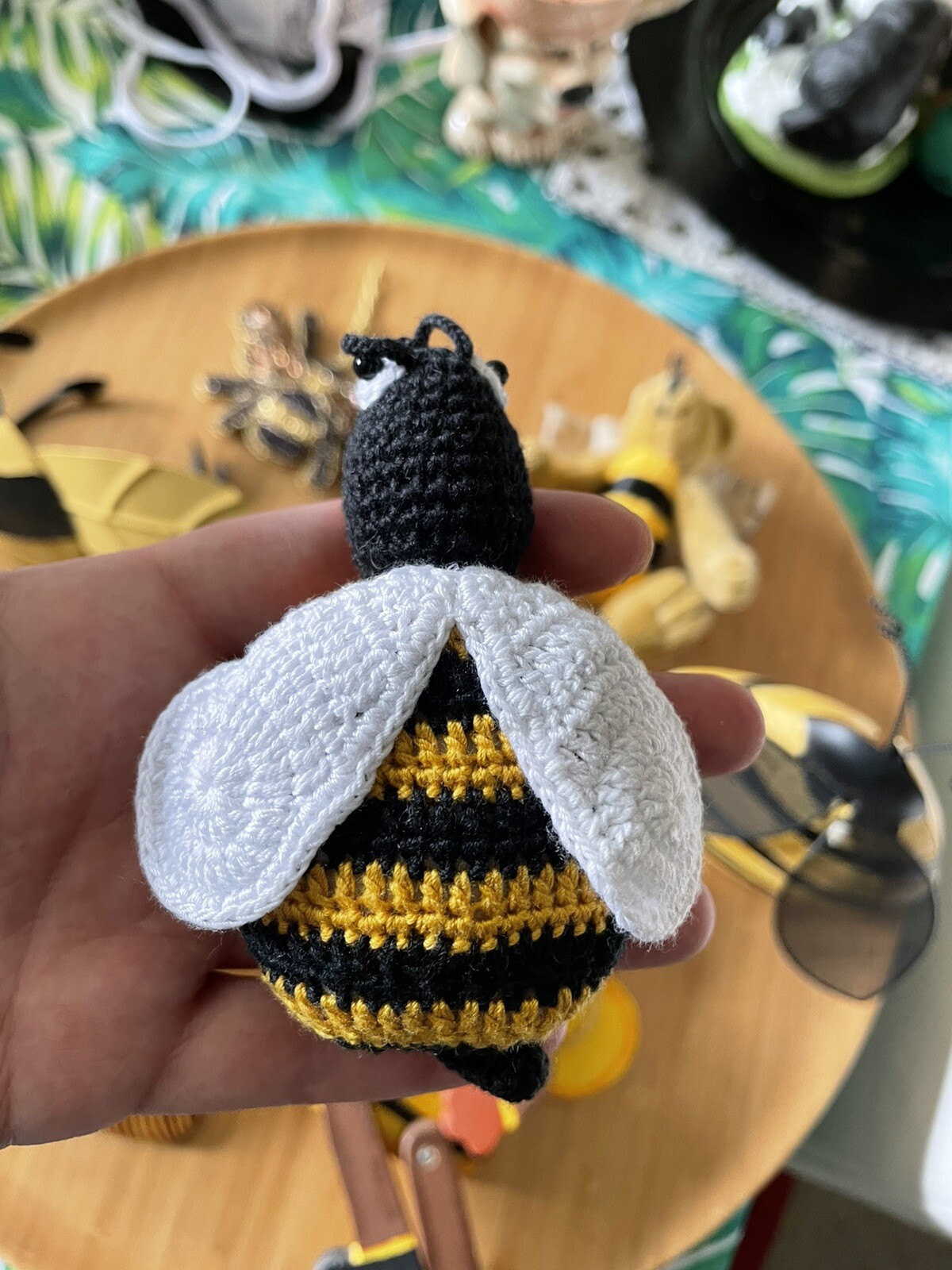 Mix Lot Of 9 Bumblebee 🐝 Home Decor Candle Holder Ornaments Wood Ceramic Beaded