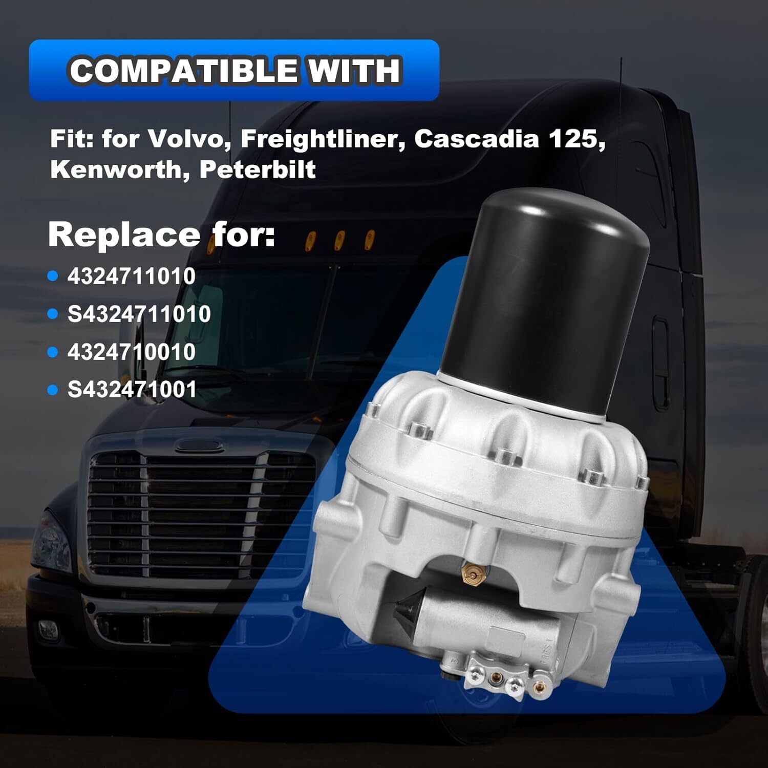 Air Dryer System Saver 1200 Plus Ref: 4324711010, 4324710010 Freightliner