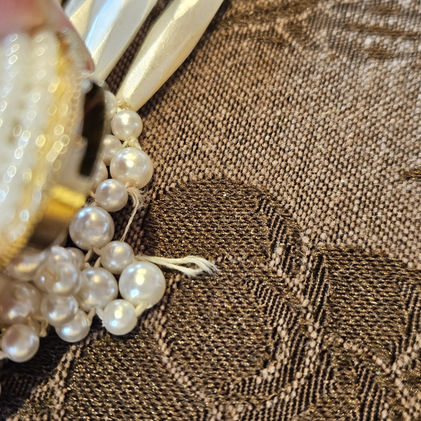 Lot Of 12 Vintage Jewelry Marked Hong Kong. 5 Necklaces 6 Pair Of Earrings And