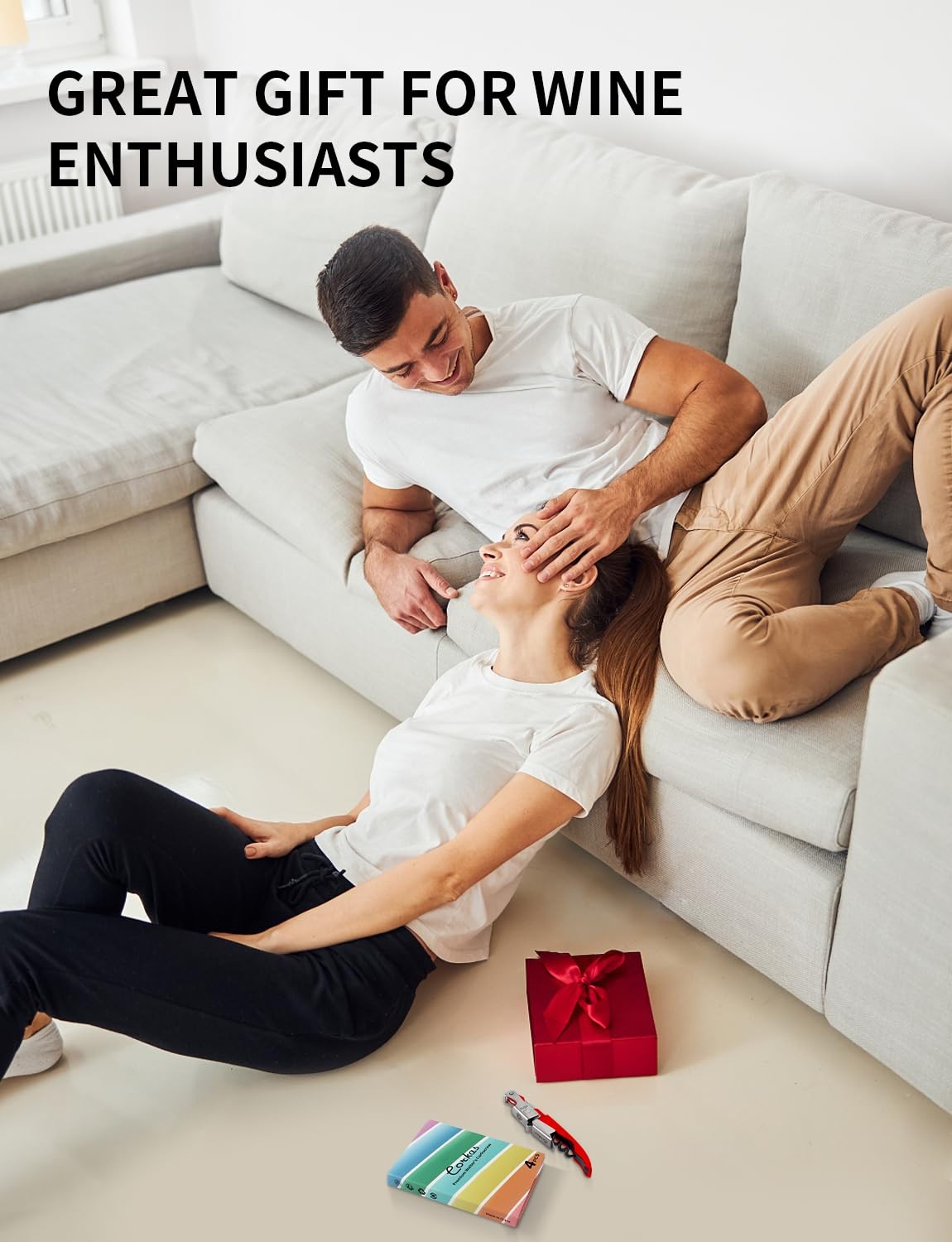 CORKAS Wine Key - Professional Handcrafted Heavy 4, Pink/Red/Orange/Black