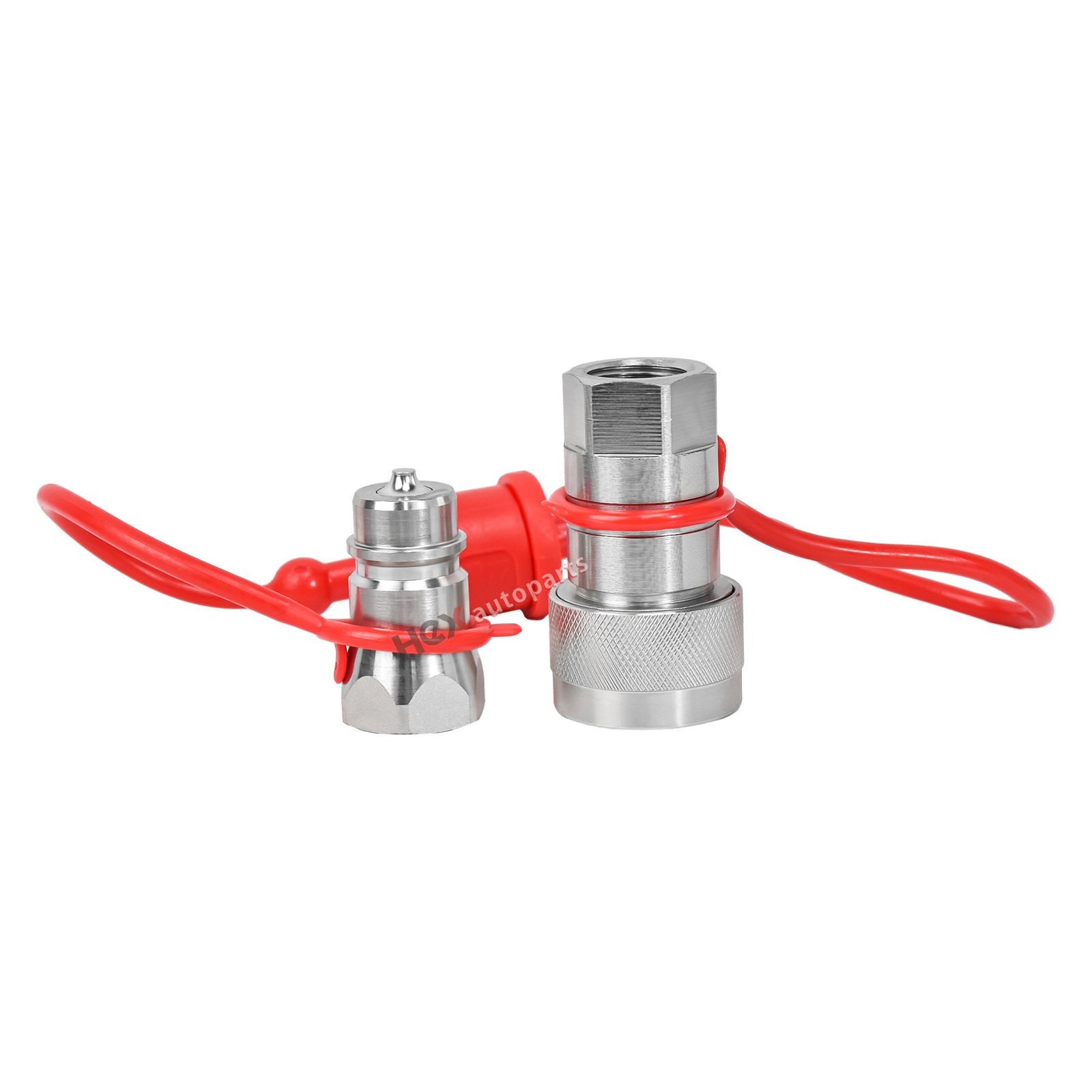 8 Sets 1/2" Ag Hydraulic Quick Connect Couplers Couplings, Poppet Pioneer Style