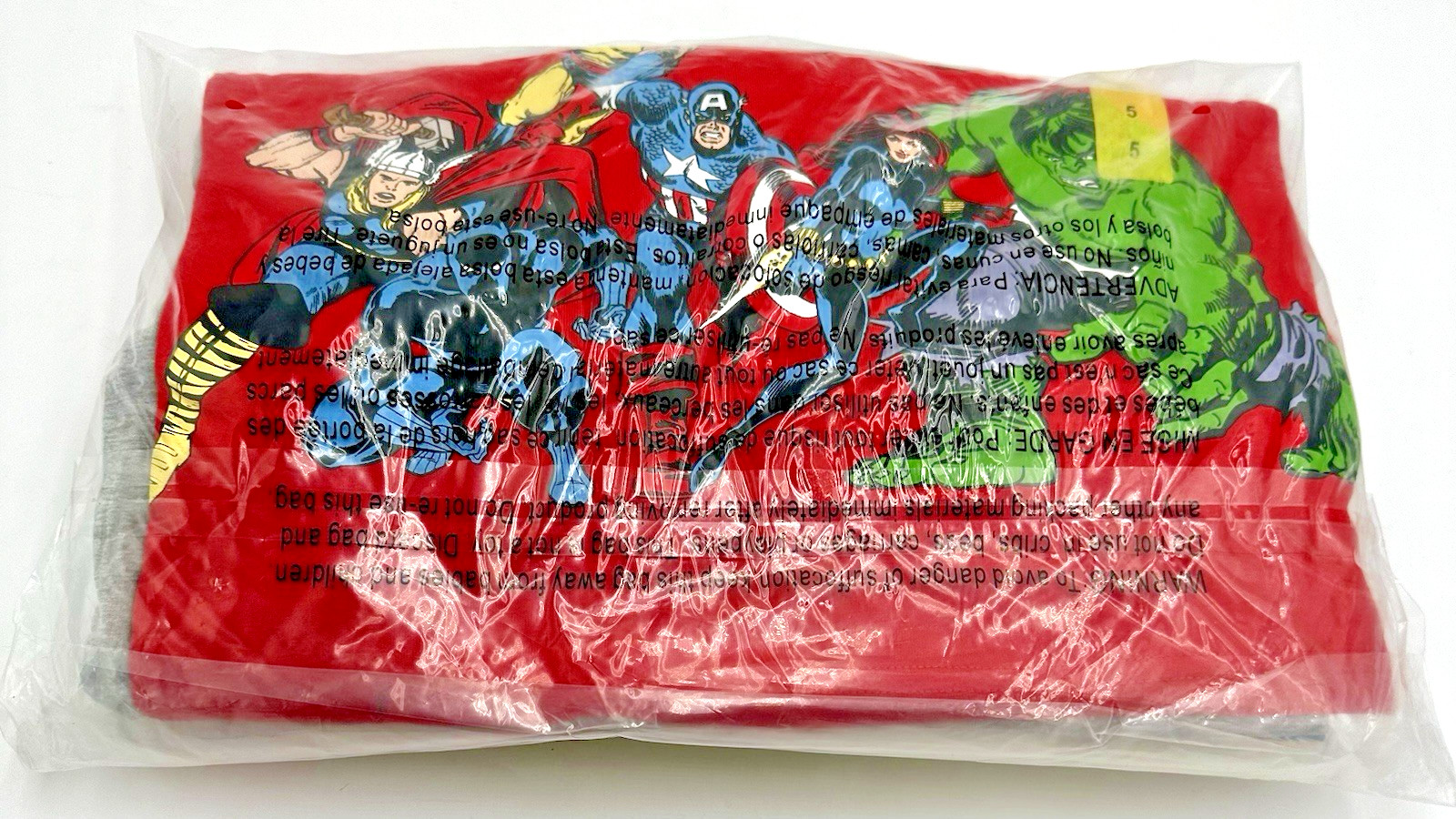 Marvel Avengers X-Men Kids 5-piece Set Size 5