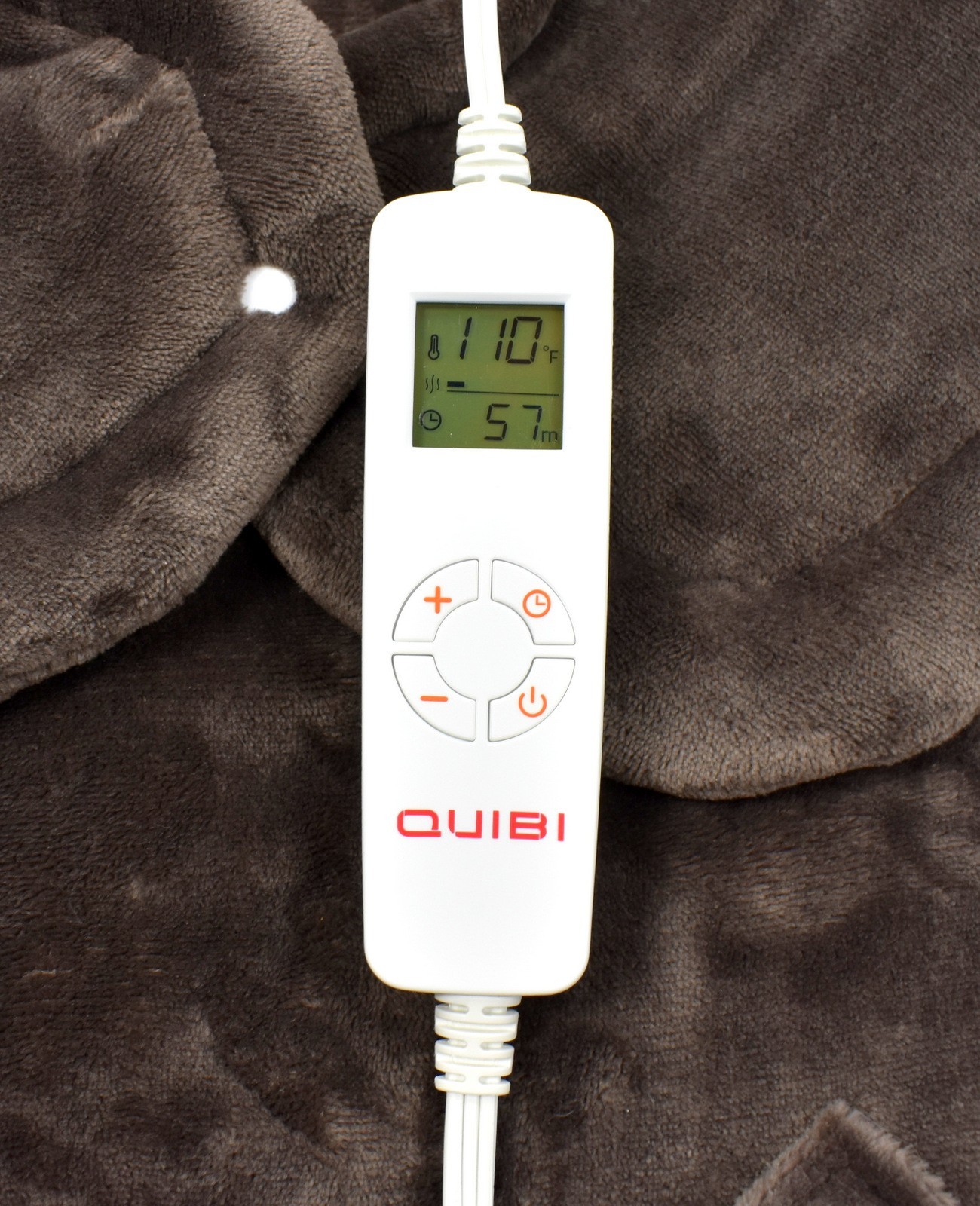 Back & Neck Electric Heating Warmer Pad 24 x 37 in. 6 Heat Levels 3 Timers Brown