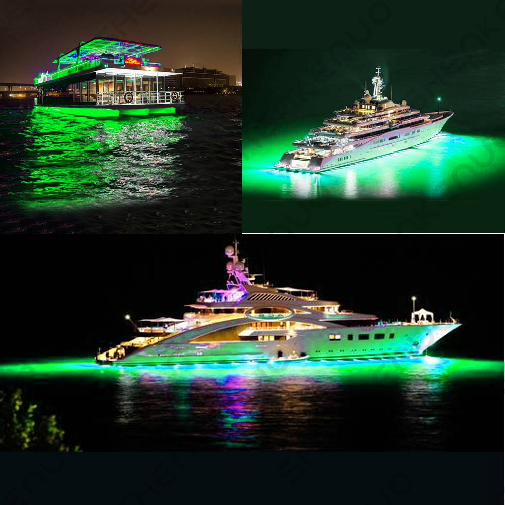 Wireless Green 16ft LED Strip Kit For Boat Marine Deck Interior Lighting US SHIP