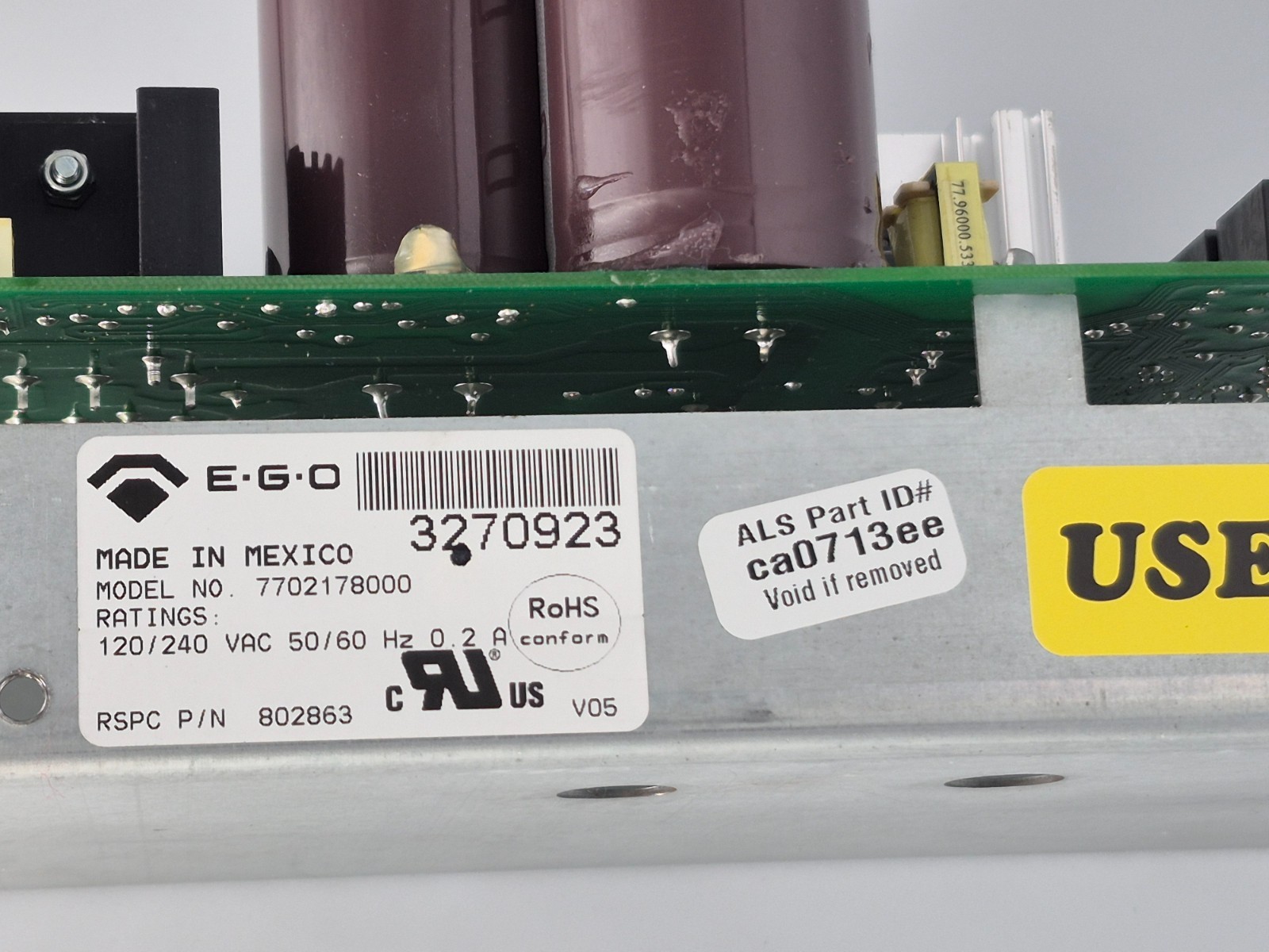 SpeedQueen 802863, 800925P, 803254P Washer Motor Inverter Control Board SQ 37493