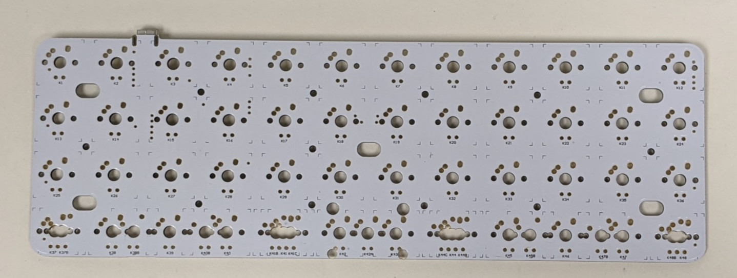 Massdrop x OLKB Planck Keyboard Kit Gunmetal Case MX Compatible Plate Beige/Blac